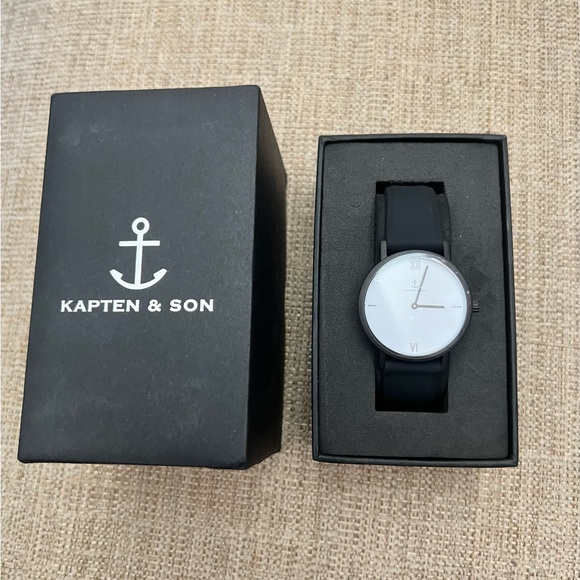 KAPTEN & SON PURE LUX WATCH | WHITE - Picture 1 of 4
